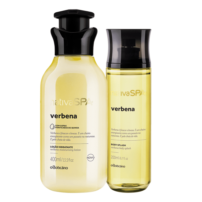 Combo Nativa SPA Verbena: Loção Corporal + Body Splash Des. Colônia