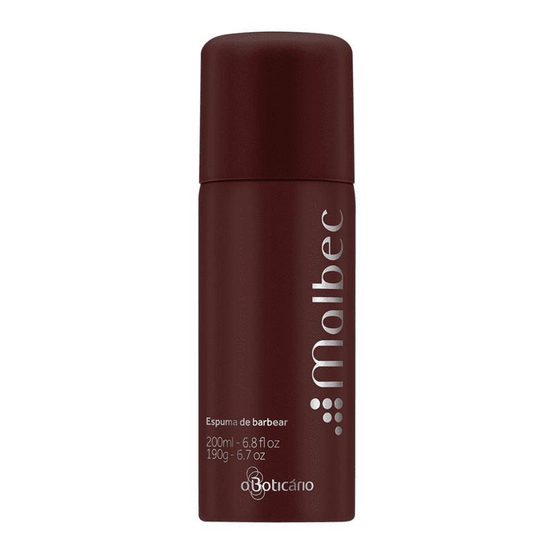 Espuma de Barbear Malbec, 200ml