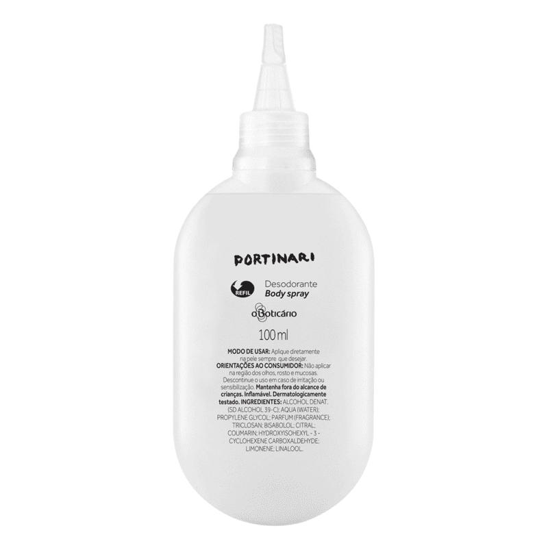 Refil Desodorante Spray Portinari, 100ml