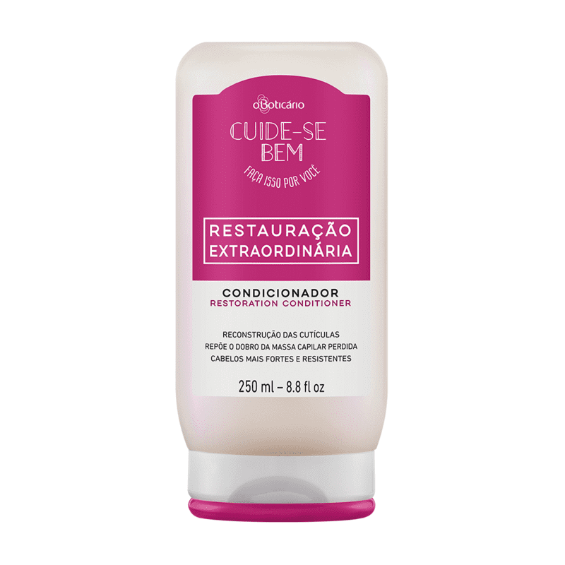 Condicionador Cuide-se Bem Restauração Extraordinária, 250ml