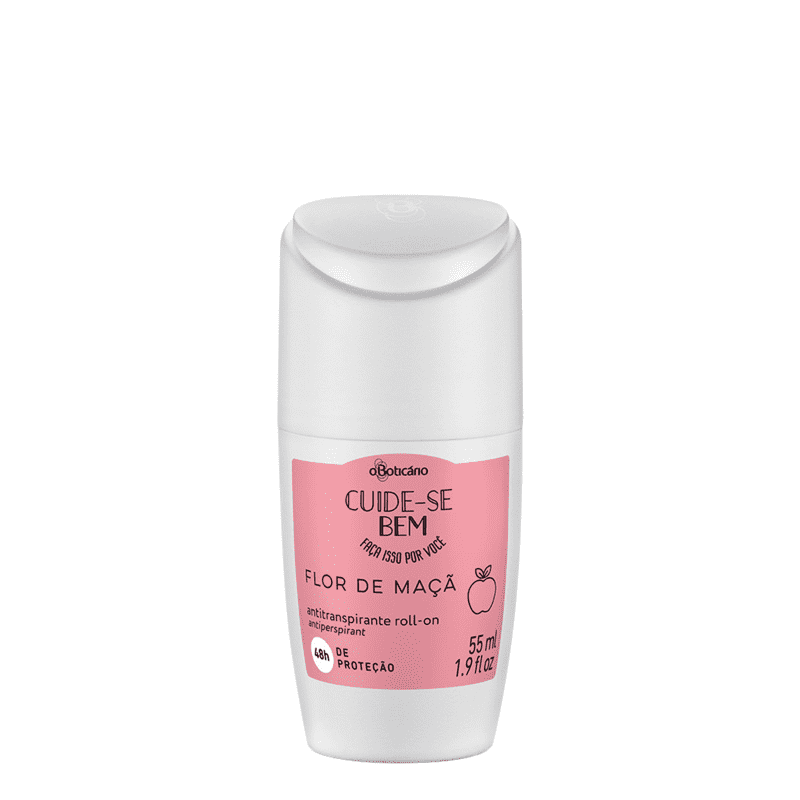 Desodorante Roll-On Cuide-se Bem Flor de Maçã, 55ml