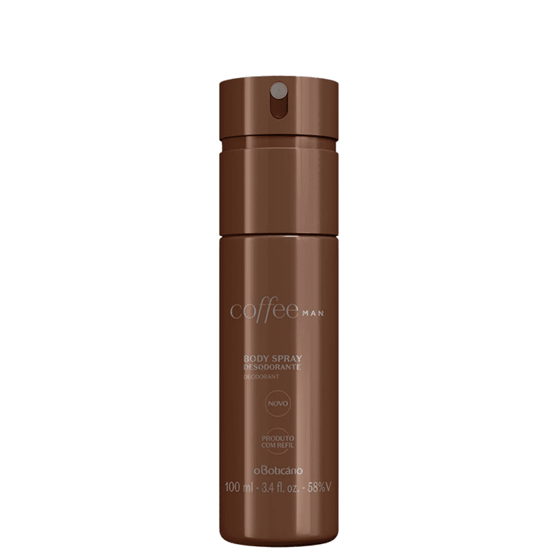 o Boticário Coffee Man - Body Spray Desodorante Masculino 100ml - DSC