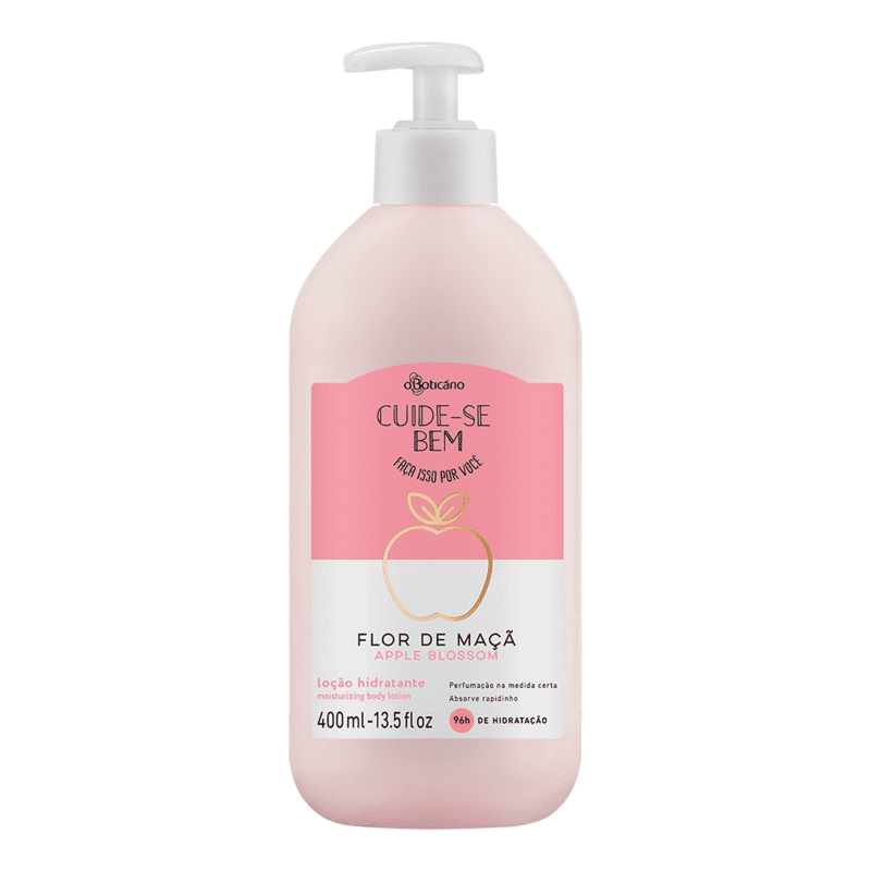 Loção Hidratante Desodorante Corporal Cuide-se Bem Flor de Maçã 400ml