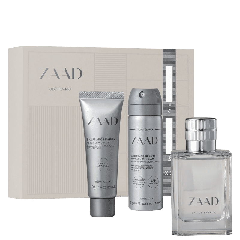 Conjunto Zaad o Boticário Especial Masculino (3 Produtos) Menor preço em Conjunto Zaad o Boticário Especial Masculino (3 Produtos)