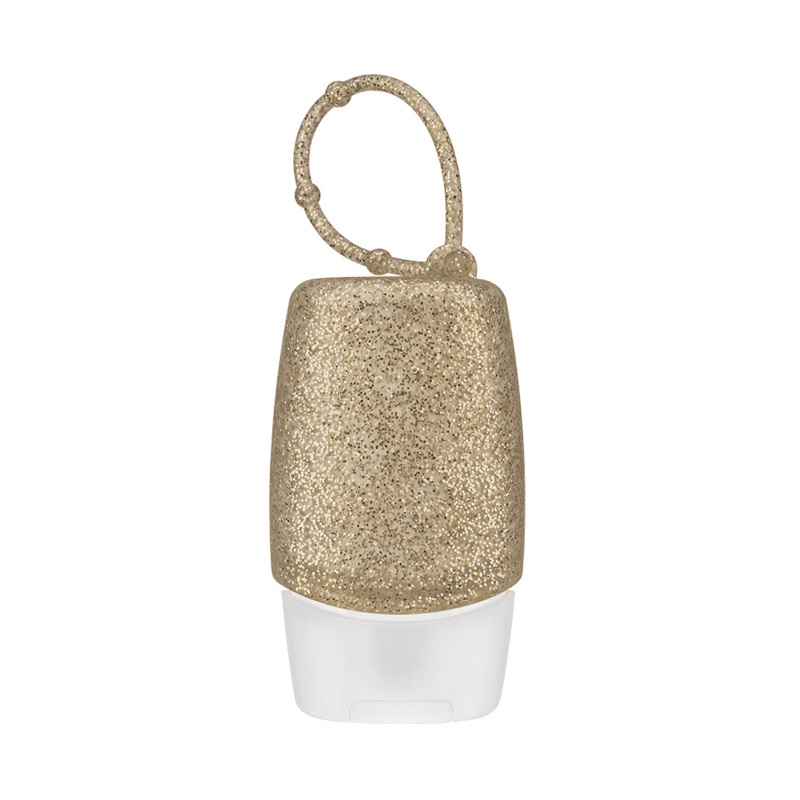 Capinha Glitter Dourado em Silicone