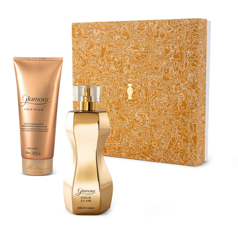 Kit Presente Glamour Gold Glam (2 itens)