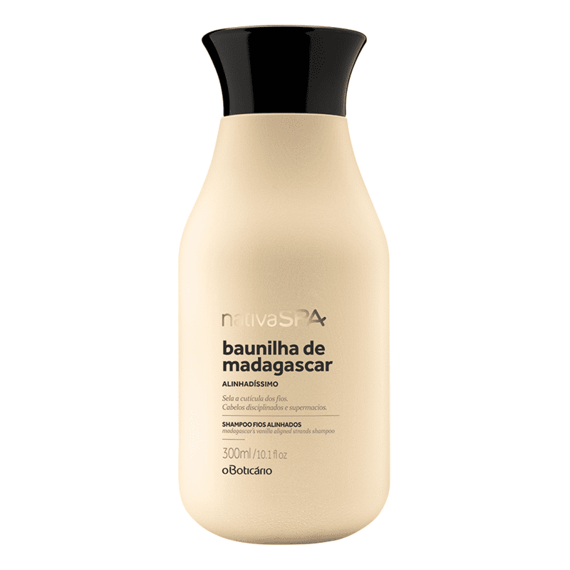Shampoo para Cabelos Disciplinados Nativa SPA Baunilha de Madagascar 300ml