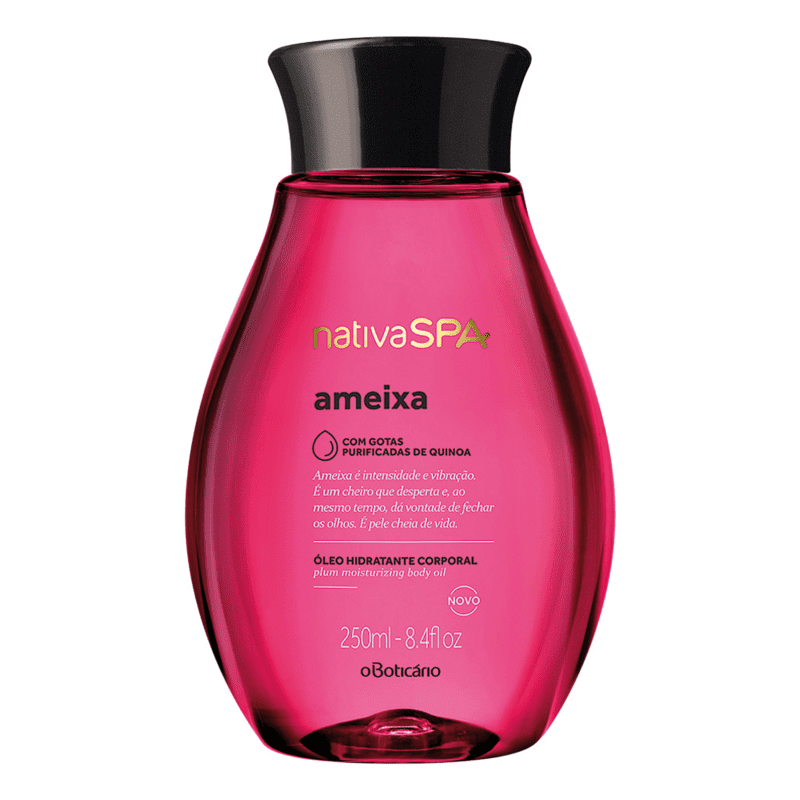 Óleo Corporal Desodorante Nativa SPA Ameixa, 250ml