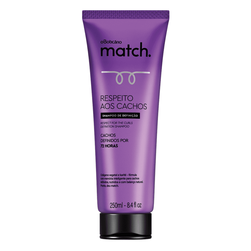 Shampoo Match Respeito aos Cachos, 250ml