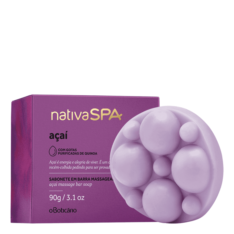 Sabonete em Barra Nativa SPA Açaí, 90g