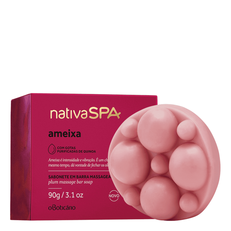 Sabonete em Barra Nativa SPA Ameixa, 90g
