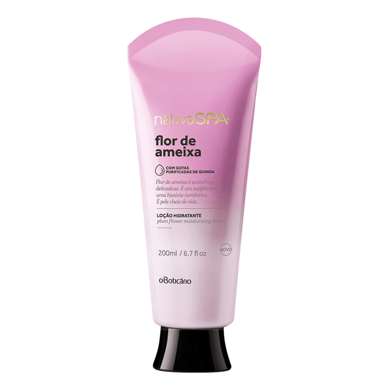 Loção Hidratante Corporal Desodorante Nativa SPA Flor de Ameixa, 200ml