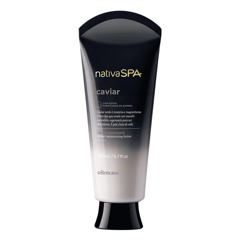 Loção Hidratante Corporal Desodorante Nativa SPA Caviar, 200ml