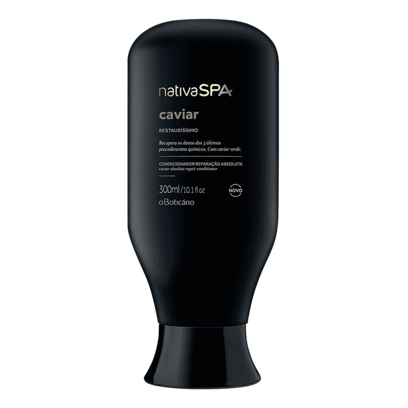 Condicionador para Cabelos Reparados Nativa SPA Caviar 300ml