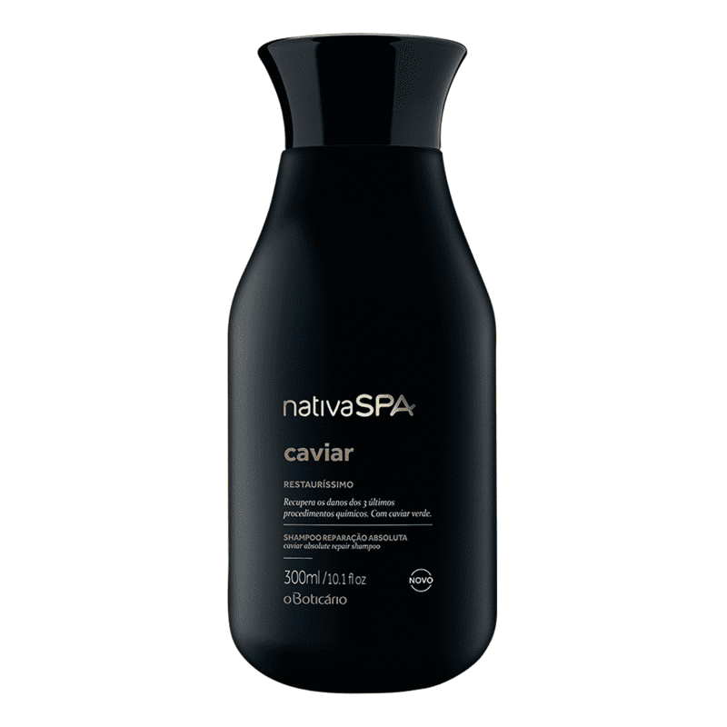 Shampoo para Cabelos Reparados Nativa SPA Caviar 300ml