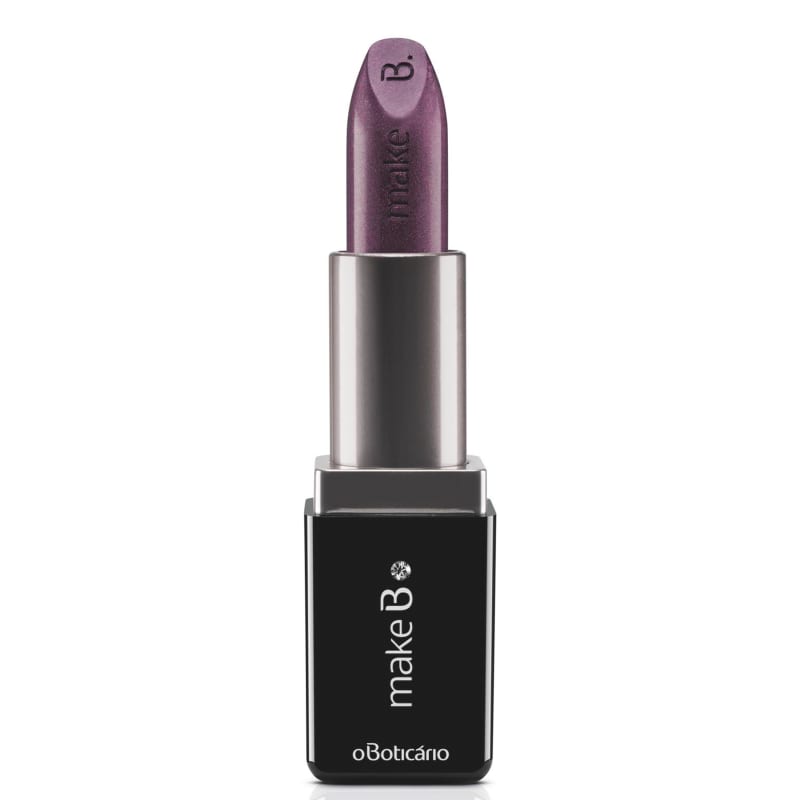 Batom Perfeito Metal Glow Cosmic Grey Make B. 3,6g