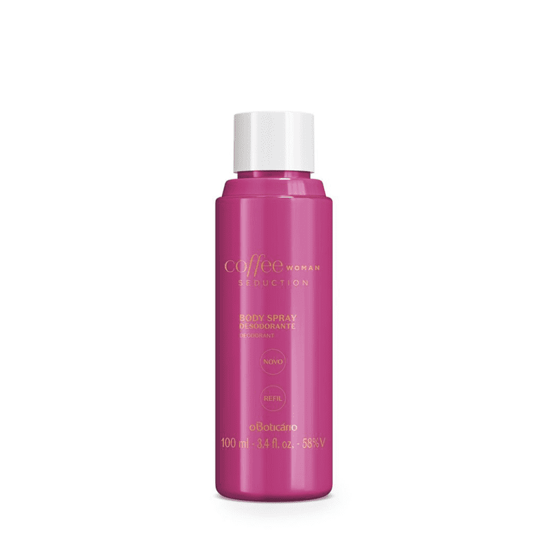 Refil Desodorante Body Spray Coffee Woman Seduction 100 ml