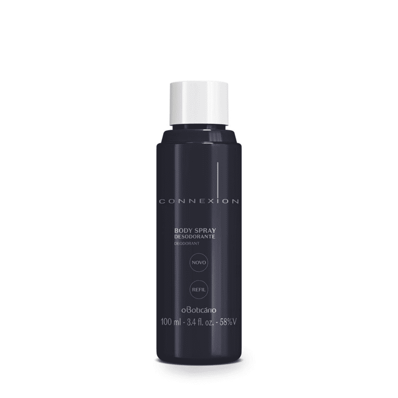 o Boticário Boticollection Connexion Refil - Body Spray Desodorante Masculino 100ml