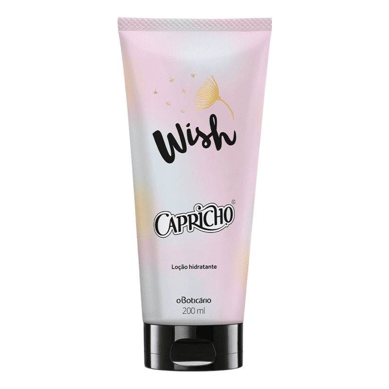 Loção Desodorante Hidratante Corporal Capricho Wish 200ml