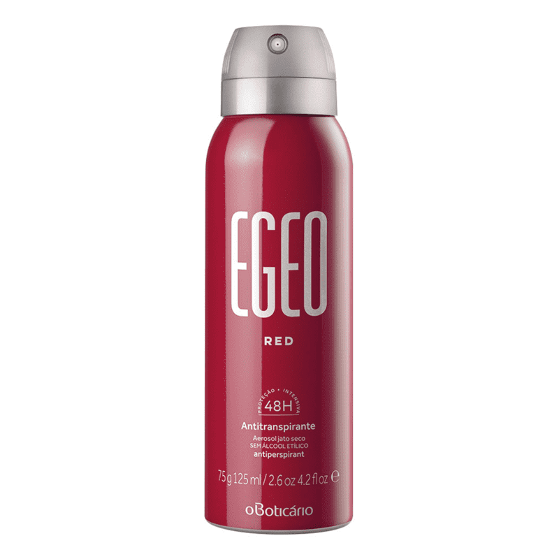 Desodorante Antitranspirante Aerosol Egeo Red 75g