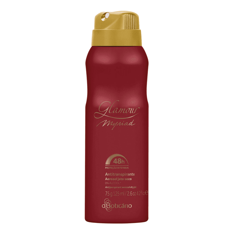 Desodorante Antitranspirante Aerosol Glamour Myriad 75g