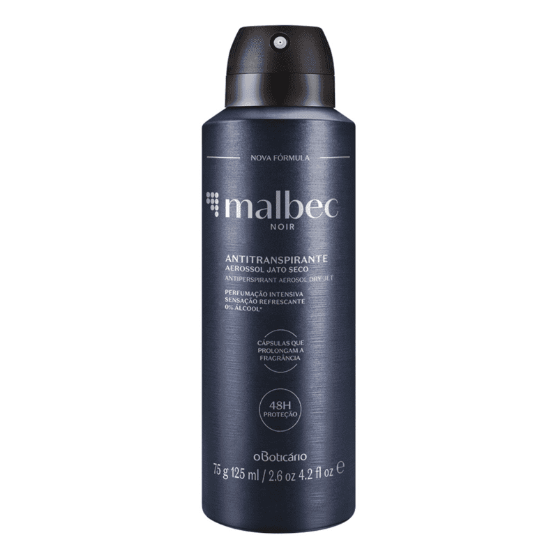 o Boticário Malbec Noir - Desodorante Spray Masculino 125ml - DSC