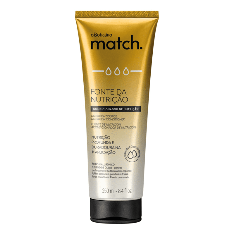 Condicionador Match Fonte da Nutrição, 250ml
