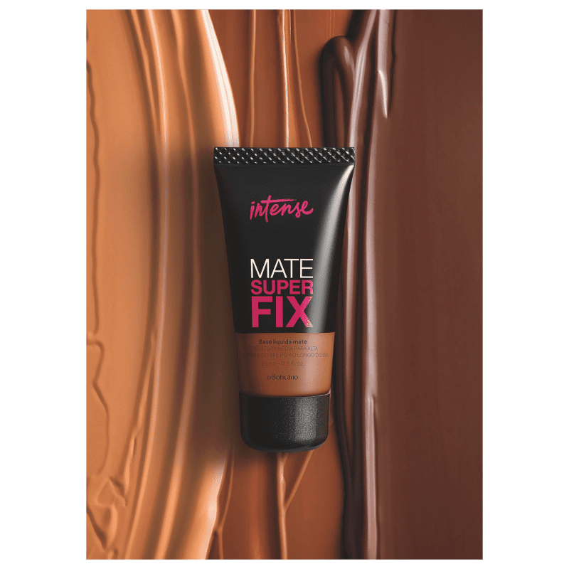 Base Líquida Mate Intense Superfix, 25ml Escuro 4