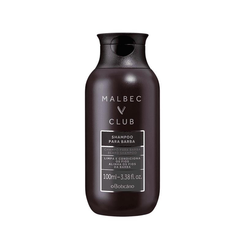 Shampoo Para Barba Malbec Club, 100 ml