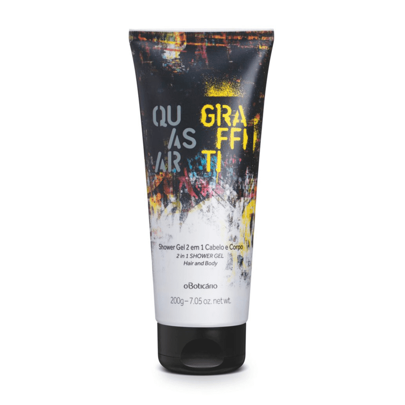 Shower gel Cabelo e Corpo Quasar graffiti, 200 g