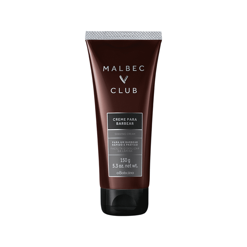 Creme para Barbear Malbec Club, 150g