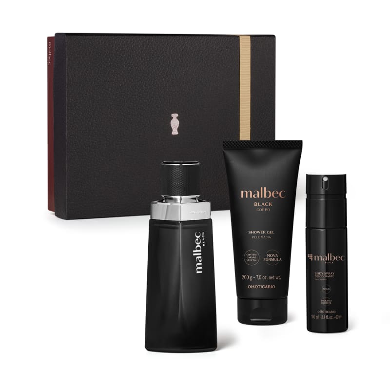 Kit Presente Dia dos Pais Malbec Black (3 itens)