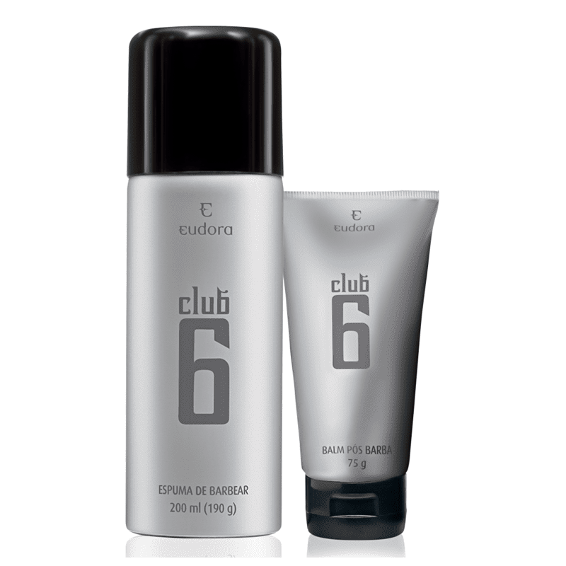 Kit Club 6 Espuma de Barbear + Balm Pós Barba