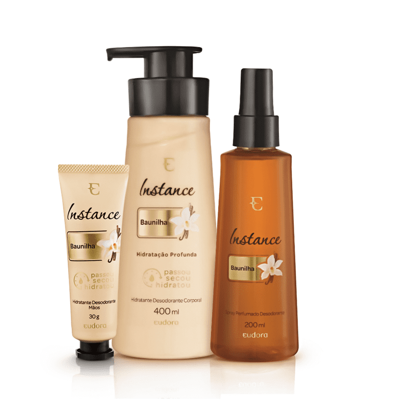 Kit Instance Baunilha + Creme Mãos