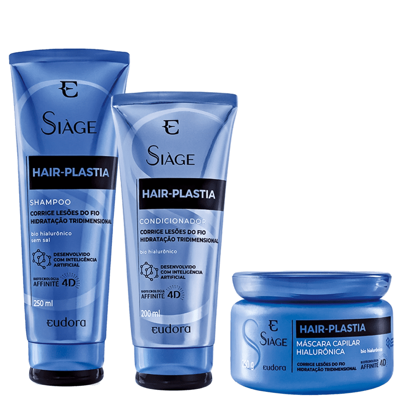 Kit Eudora Siàge Hair-Plastia Trio (3 Produtos) Menor preço em Kit Eudora Siàge Hair-Plastia Trio (3 Produtos)