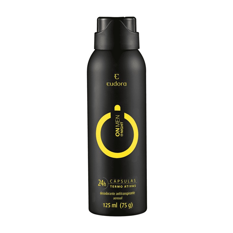 Desodorante On Men Night Aerossol Masculino 125ml