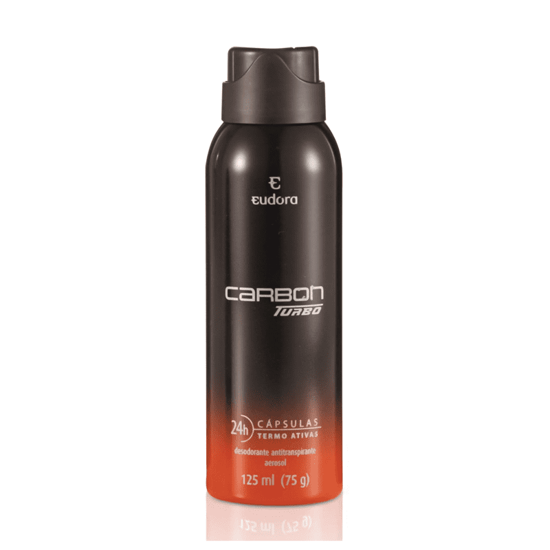 Carbon Turbo Desodorante Antitranspirante Aerossol Masculino 125ml