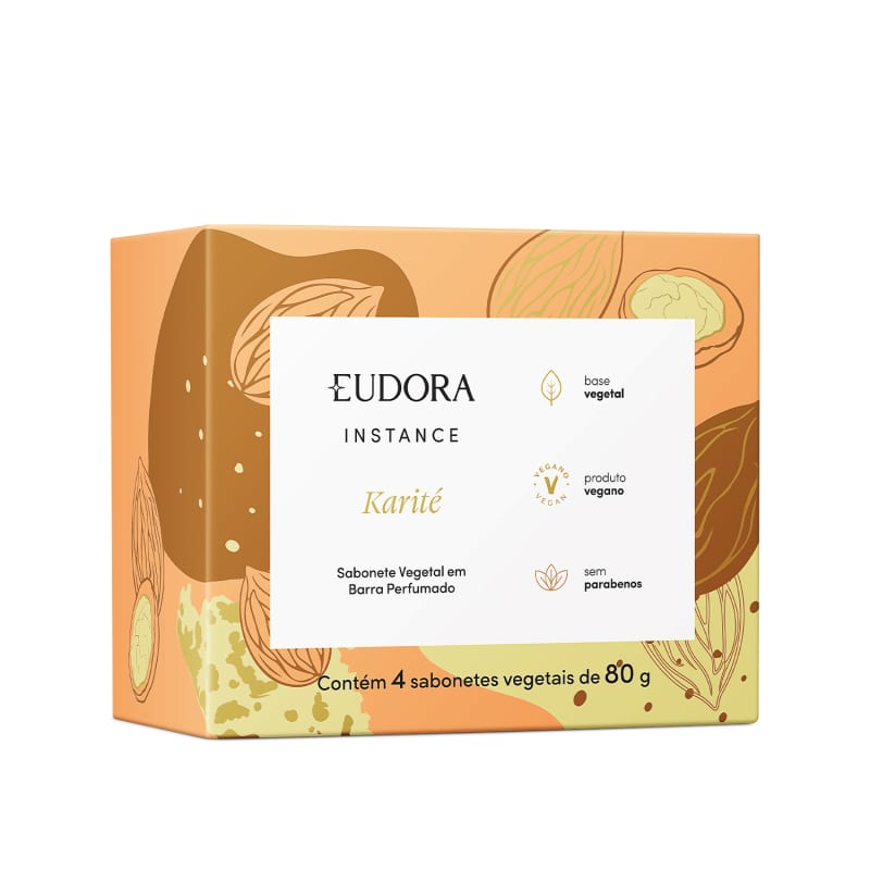 Instance Sabonete Sabonete Vegetal em Barra Perfumado Instance Karité 4x80g | Eudora