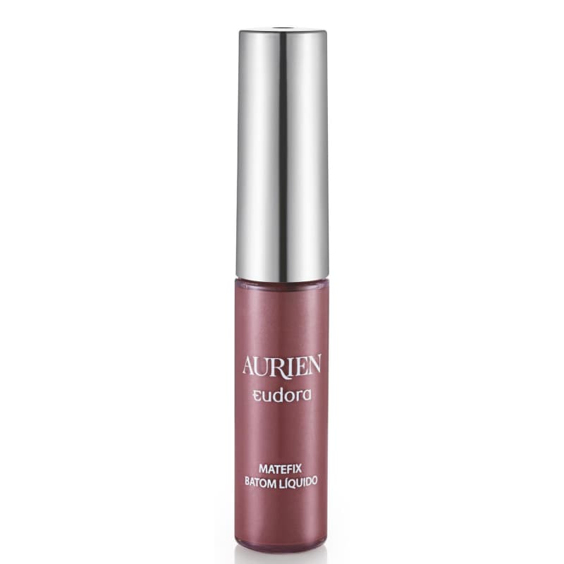 Batom Líquido Matefix Aurien Metálico Rosa 5,4g