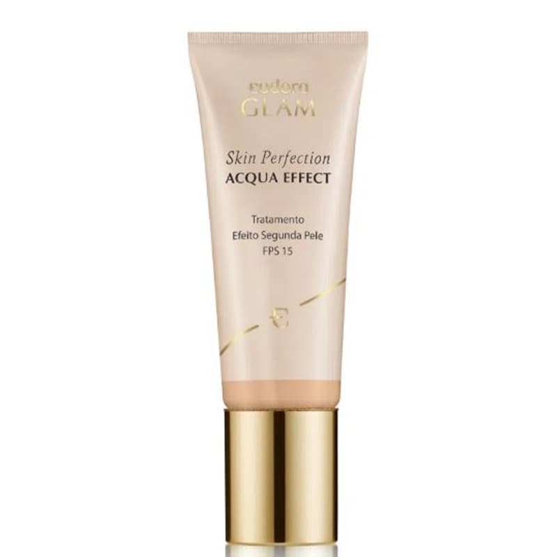 Base Líquida Glam Skin Perfection Acqua Effect Bege Claro 1 30ml