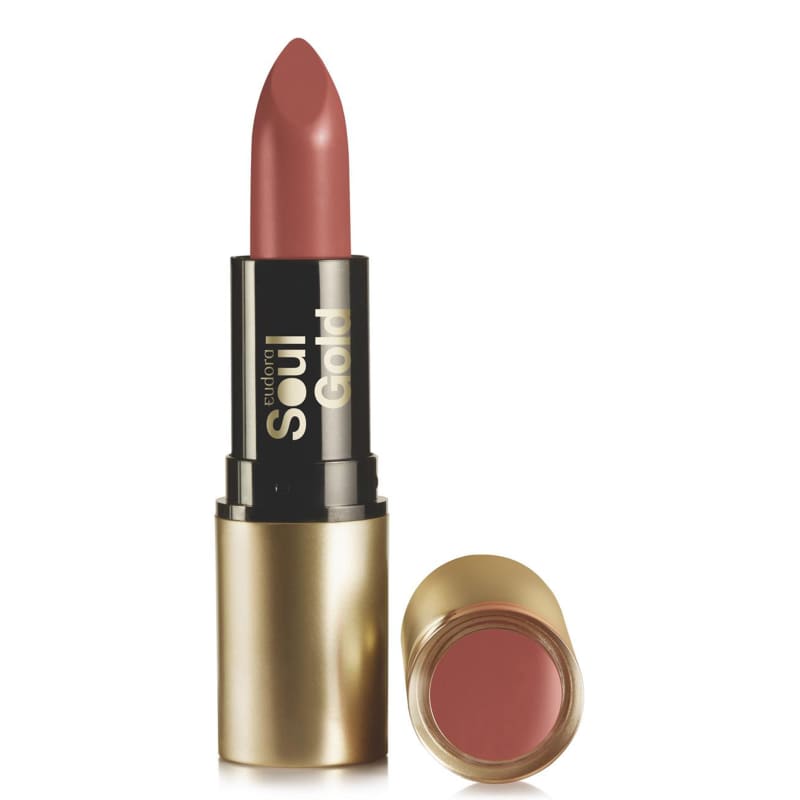 Batom Soul Kiss Me Gold Rosado Radiante 3,5g