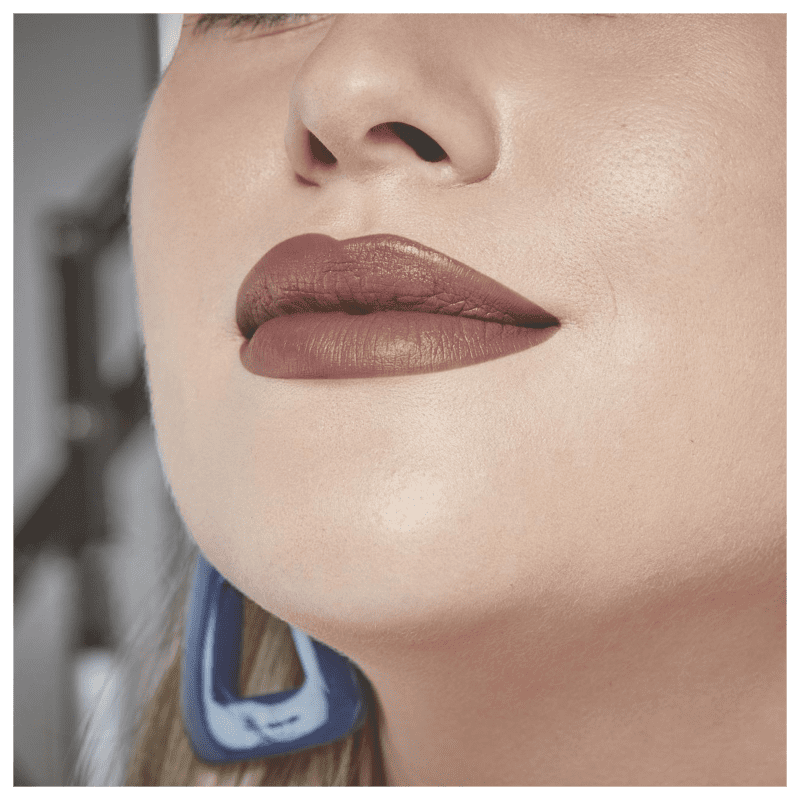 Batom Soul Kiss Me Bomb Semimate Castanho Audácia 3,5g