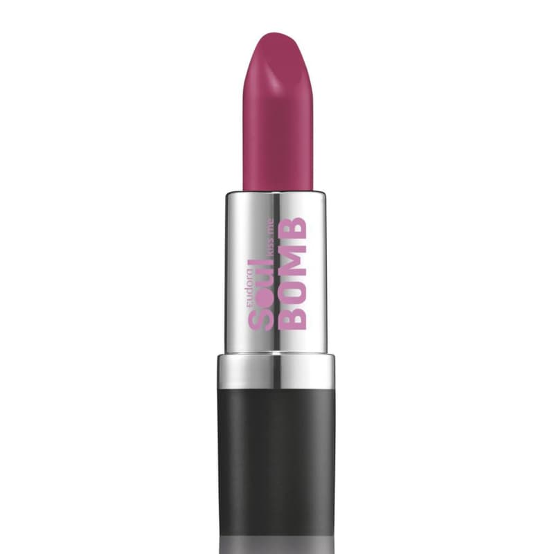 Batom Soul Kiss Me Bomb Semimate Rosa Moderno 3,5g
