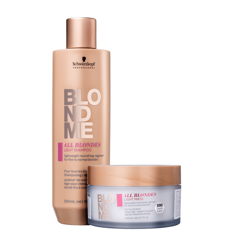 Kit Schwarzkopf Professional BlondMe All Blondes Light (2 Produtos)