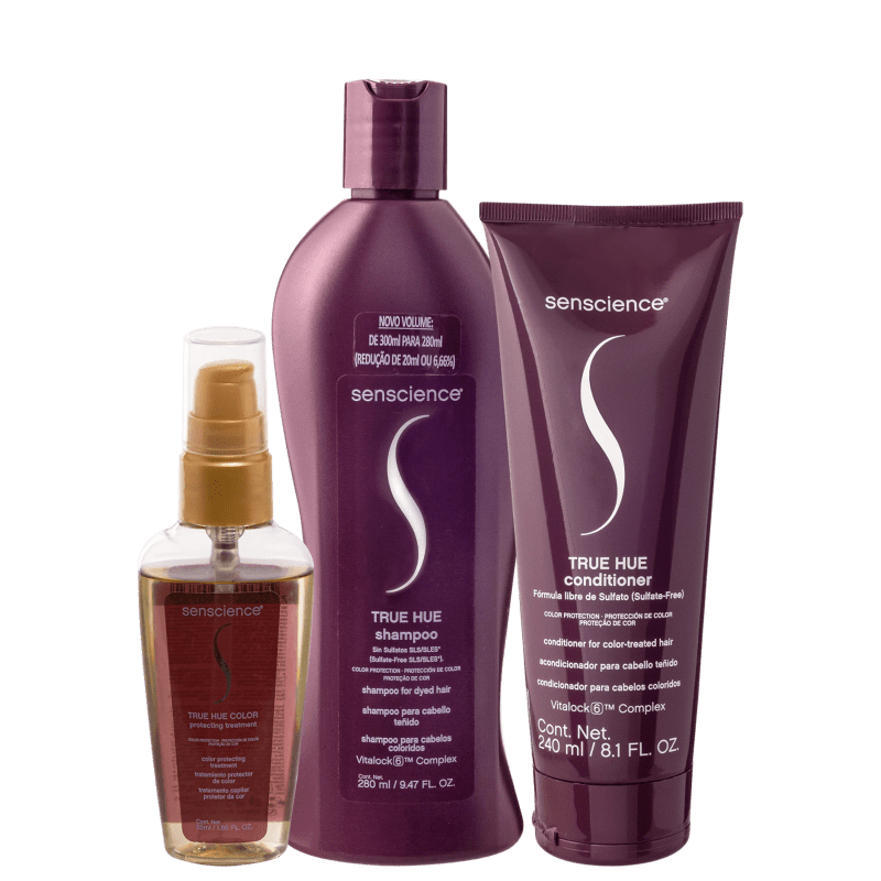 Kit Senscience True Hue Treatment (3 Produtos)