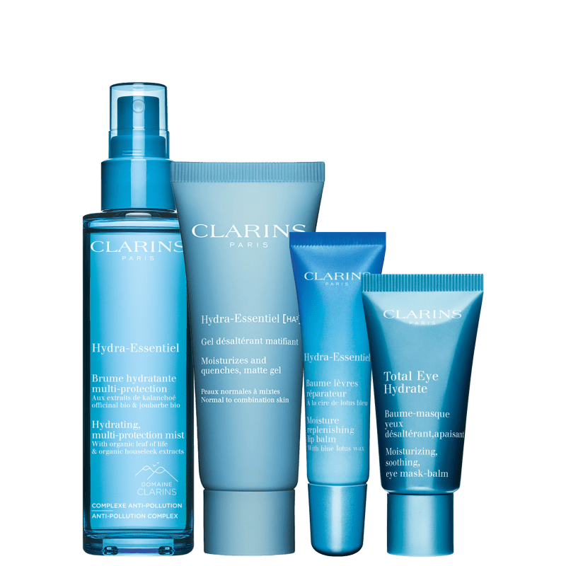 Kit Clarins Hydra-Essentiel Rotina de Hidratação (4 Produtos)