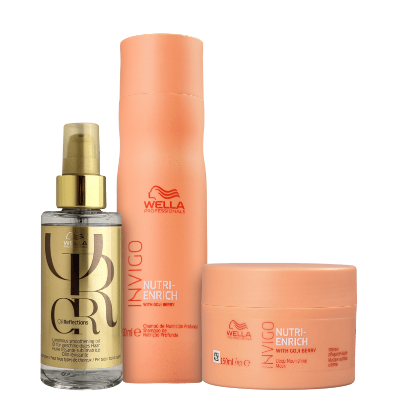 Kit Wella Professionals Oil Reflections Invigo Nutri-Enrich Trio de Cuidados (3 Produtos)