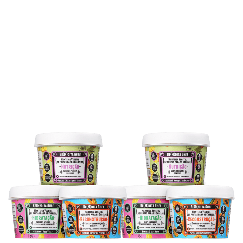 Kit Lola From Rio Cronograma Capilar Be(M)dita Ghee Duo (6 Produtos) Menor preço em Kit Lola From Rio Cronograma Capilar Be(M)dita Ghee Duo (6 Produtos)