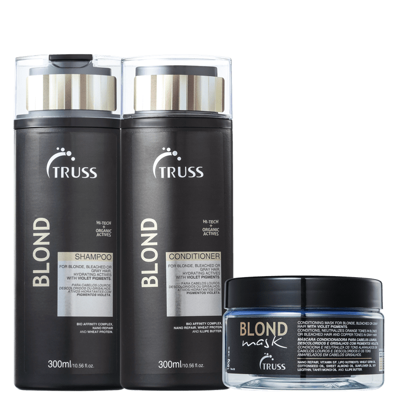 Kit TRUSS Blond Trio Essential Care (3 Produtos) Menor preço em Kit TRUSS Blond Trio Essential Care (3 Produtos)