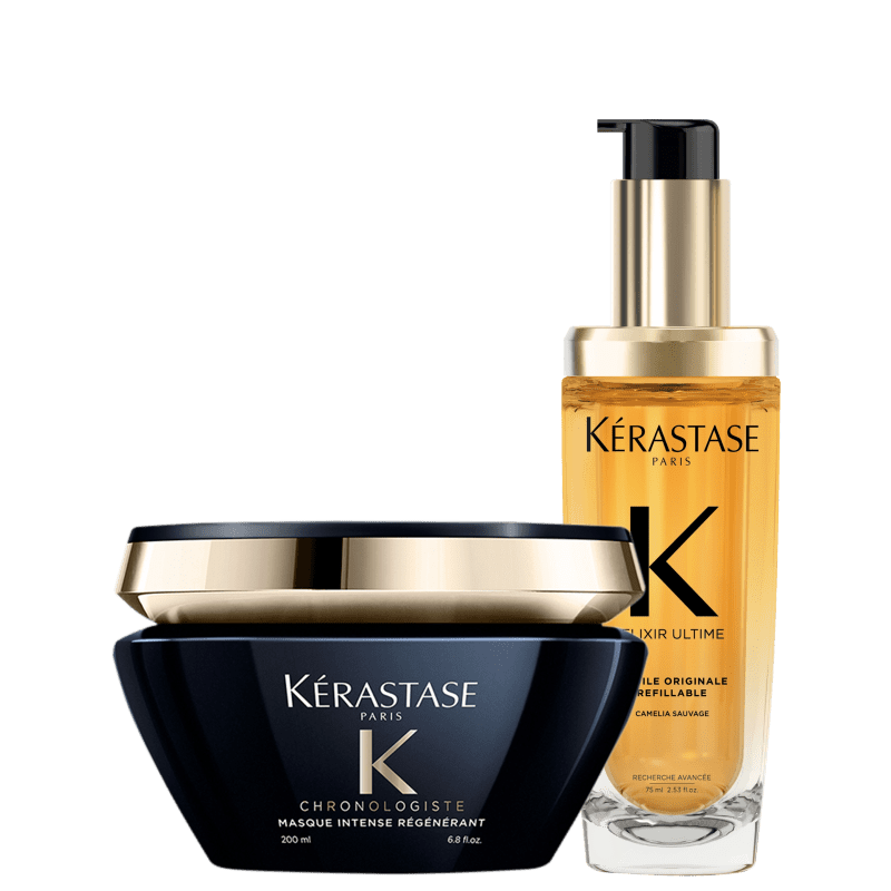 Kit Kérastase Chronologiste Masque Elixir Ultime L'Huile Originale